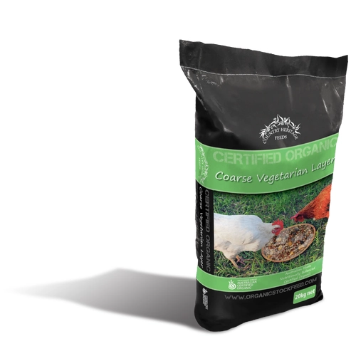 Country Heritage Organic Coarse Layer Vegetarian 20Kg (50)