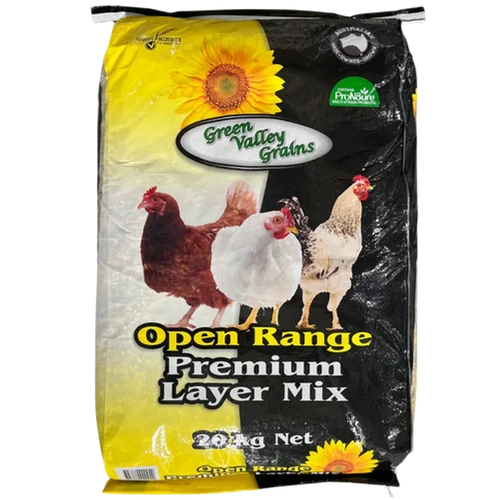 Green Valley Open Range Premium  Layer Mix 20Kg(48) 