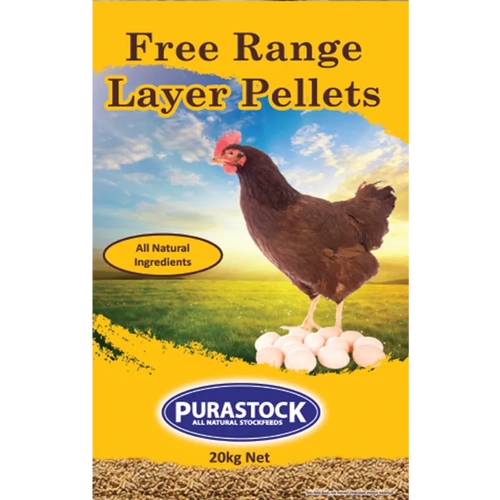 Purastock Free Range Layer Pellets 20Kg (60) 