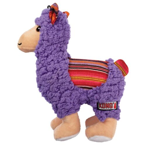 KONG Sherps Plush Dog Toy Llama