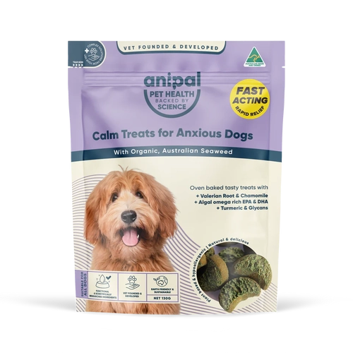 Anipal Calm Treats For Anxious Dogs 130G 