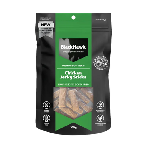 Black Hawk Dog Treats Chicken Jerky Sticks 100G 