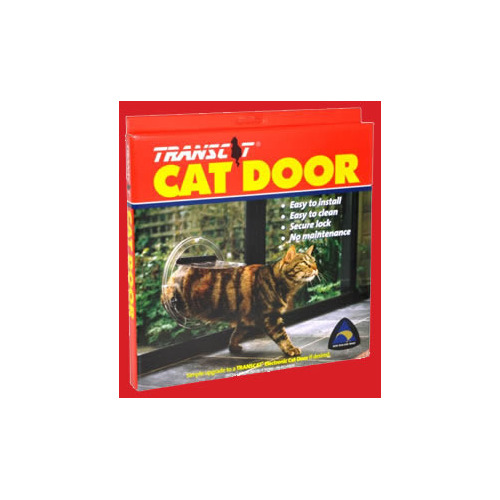 Transcat Clear Pet Cat and Dog Door - Small