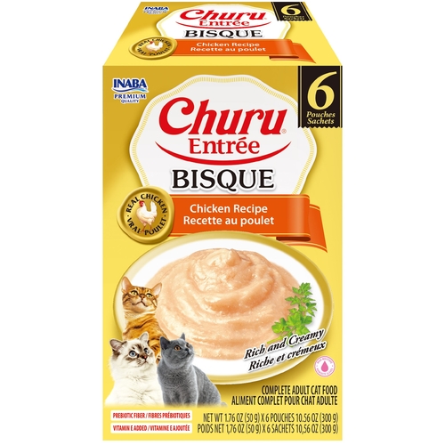 Inaba Cat Churu Entree Bisque Chicken 6X50G