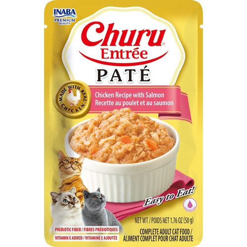 Inaba Cat Churu Entree Pate Chckn Salmon 50G 6Pk Srt (Om6)