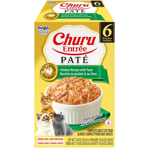 Inaba Cat Churu Entree Pate Chicken W Tuna 6X50G