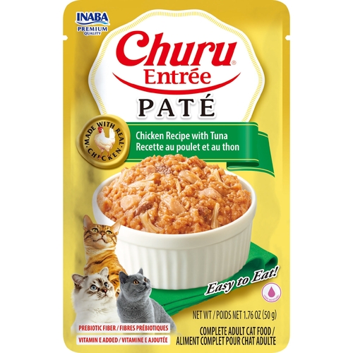 Inaba Cat Churu Entree Pate Chicken Tuna 50G 6Pk Srt (Om6)
