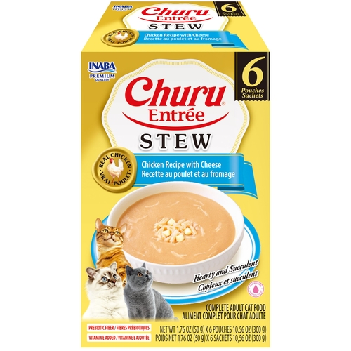 Inaba Cat Churu Entree Stew Chicken W Cheese 6X50G