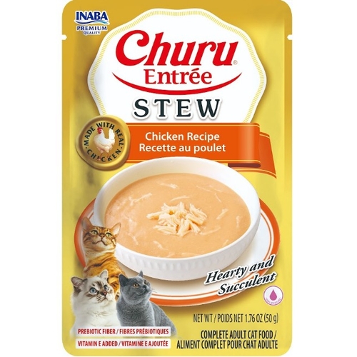 Inaba Cat Churu Entree Stew Chicken 50G 6Pk Srt (Om6)