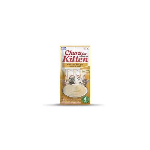 Inaba Cat Churu Puree Kitten Chicken 56G 6Pk (Om6) 