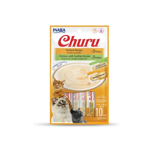 Inaba Cat Churu Puree Chicken Varieties 10Pk 