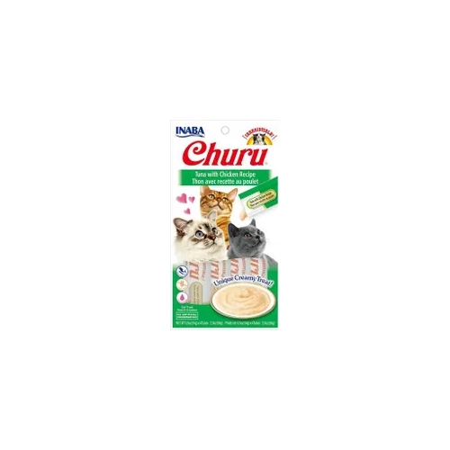 Inaba Cat Churu Puree Tuna With Chicken 56G 6Pk (Om6) 