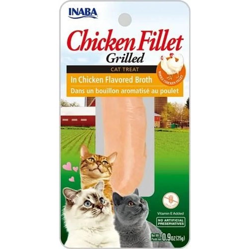 Inaba Cat Grilled Chkn Fillet In Chicken Broth 15G 6Pk (Om6) 