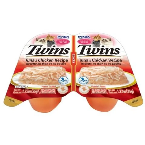Inaba Cat Twins Tuna & Chicken 70G 6Pk (Om6) 