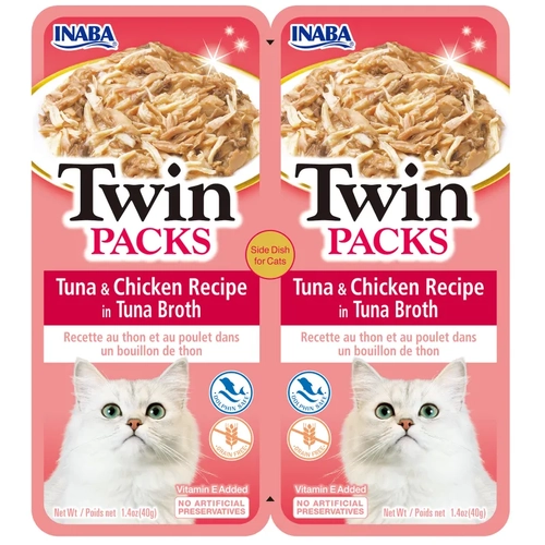 Inaba Cat Twin Packs Tuna Chkn In Tuna Brth 80G 6Pk (Om6) 