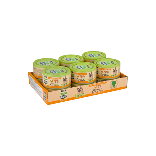 YUMGUARD IMMUNITY SUPPORT CHICKEN BEEF 12PK 80G (OM12)