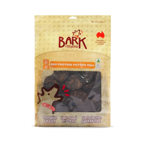 Bark & Beyond Roo Protein Patties 50Pc 