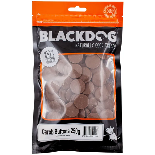 Black Dog Carob Drops 250G  