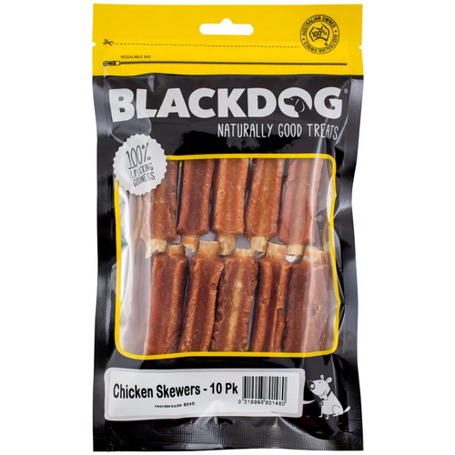 Black Dog Chicken Skewers 10Pk  