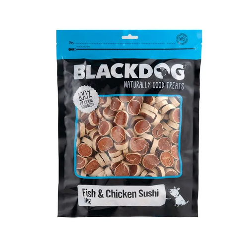 Black Dog Fish & Chicken Sushi 1Kg 