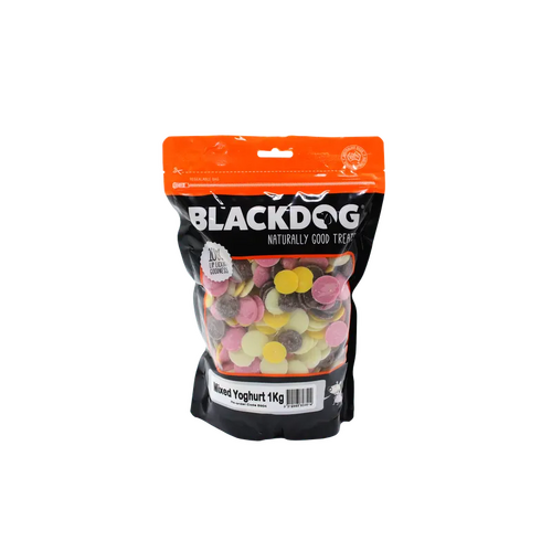 Black Dog Mixed Yoghurt Drops 1Kg 