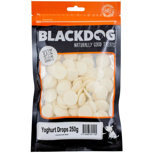 Black Dog Yoghurt Drops 250G  