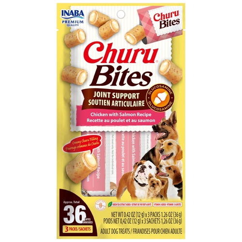 Inaba Dog Churu Bites Joint Support Chicken With Salmon 30 