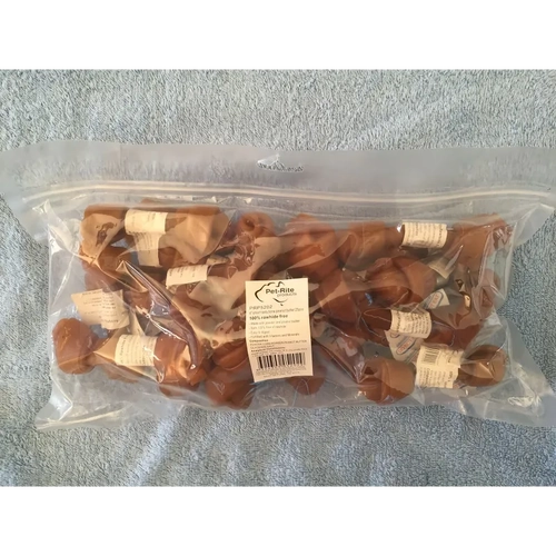 Petrite Tasty Chew Bone 25Pce Peanut Butter 4" 