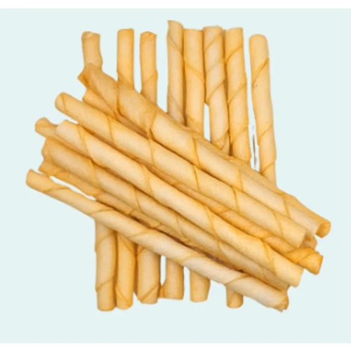 Petrite Twist Stck Rawhide Chicken 100 Pcs 