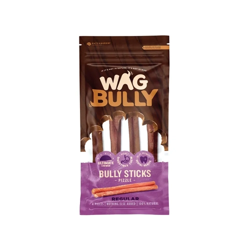 Wag Bully Stick Regular 4 Pack  