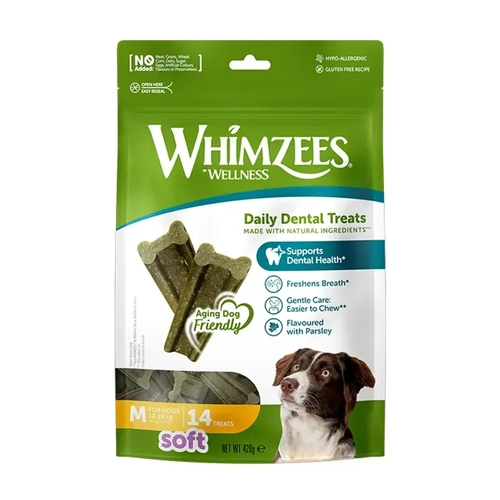 Whimzees Soft M Value Bag (14/Bag) 