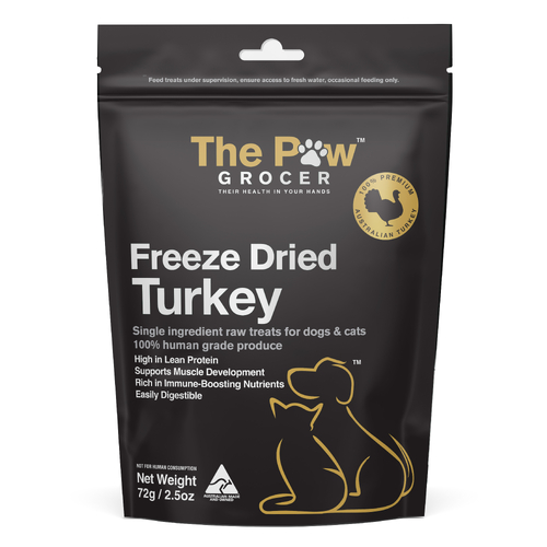 THE PAW GROCER BLACK LABEL FD TURKEY 72G