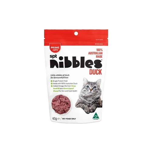 Prime Pantry Nibbles Cat Treat Duck 40G 