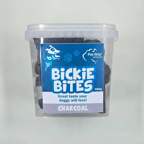 Petrite Bickie Bites Charcoal 450G Tub 