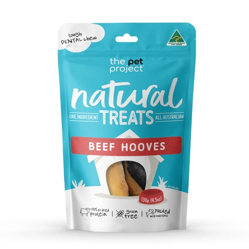 The Pet Project Beef Hooves 130G 
