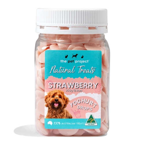 The Pet Project Yoghurt Drops - Strawberry 250G 