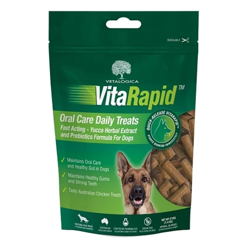 Vitarapid Oral Care Daily Treats For Dogs 210G 