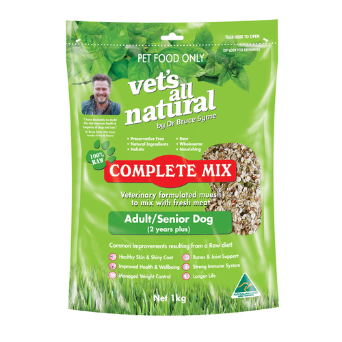 Vets All Natural Complete Mix 1 kg Adult/Senior 