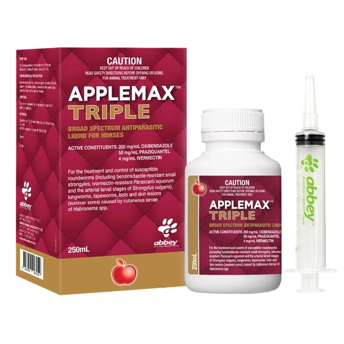 Applemax Triple Broad Spectrum Antiparasitic Liquid 250Ml 