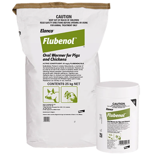 Bayer Flubenol Wormer Pig & Poultry 600G 