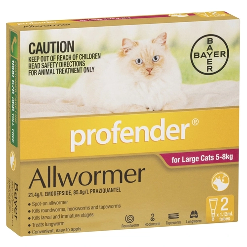 Profender Cat 5Kg - 8Kg 2 Pipettes