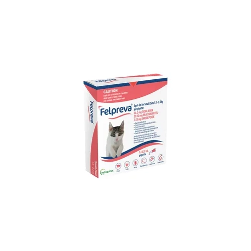 Felpreva Cat Spot On 1Kg-2.5Kg (1 Pip) 