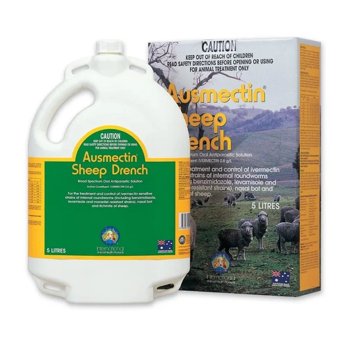 Iah Ausmectin Sheep Drench Oral 5L 