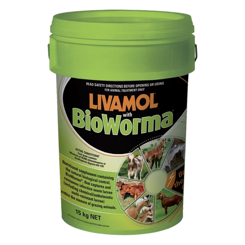 Iah Livamol Bioworma 15Kg  