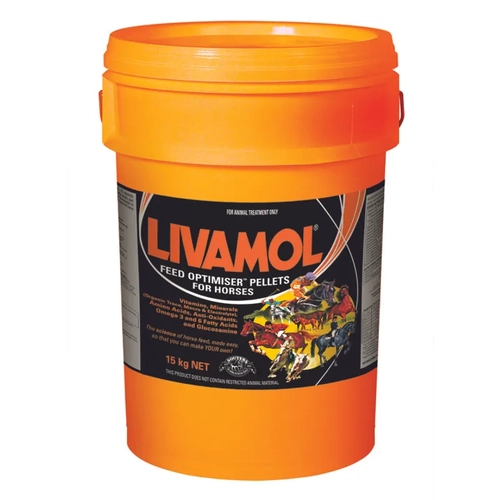 Iah Livamol Horse Feed Optimiser Pellets 15Kg 