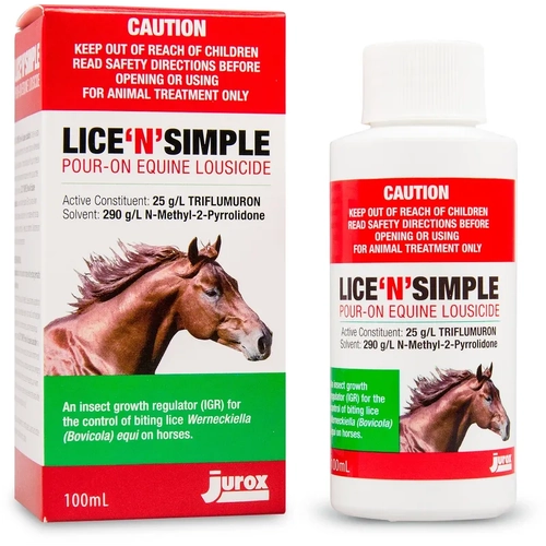 Jurox Lice N Simple 100 Ml  