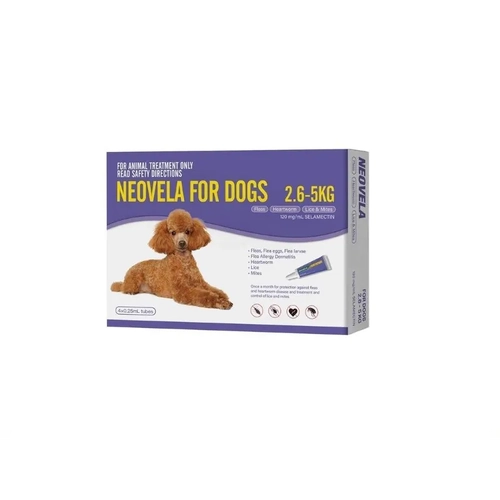 Neovela For Dogs (2.6 - 5Kg) 4 Pack 
