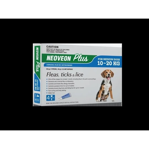Neoveon Plus For Medium Dogs Up To 10Kg - 20Kg 4 Pack 