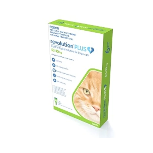 Revolution Cat Plus Large Cat 6Pk 5-10Kg 
