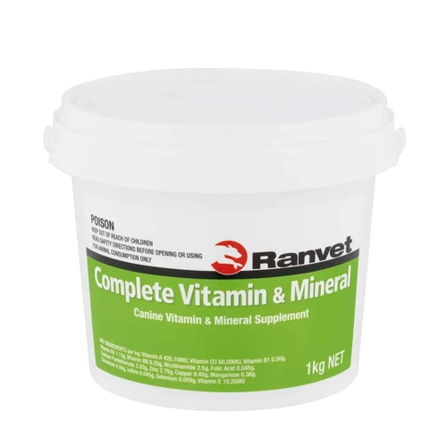 Ranvet Complete Vitamin & Mineral 1Kg *Spec Ord* 